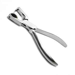 Pinza perforadora de dique de goma Ainsworth de 6.75 pulgadas, de acero inoxidable, reutilizable, manual, Clase I, para aislamiento dental, quirúrgico y endodóntico - Product Image 3
