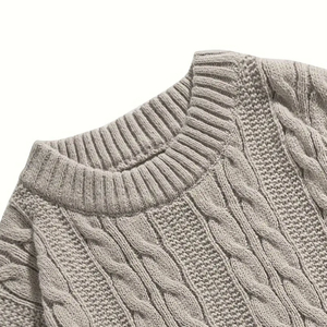 Suéter de Punto Personalizado para Hombre, Ropa de Invierno, Cómodo, Resistente al Viento, Transpirable, Último Modelo en Venta - Product Image 4
