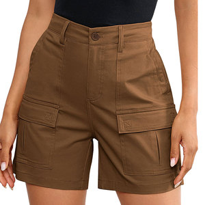 Bermuda Cargo <b>Shorts</b> with Relaxed Fit <b>Utility</b> Pocket <b>Shorts</b> for Ladies Casual Streetwear OEM Private Label Apparel Manufacturer - Product Image 2