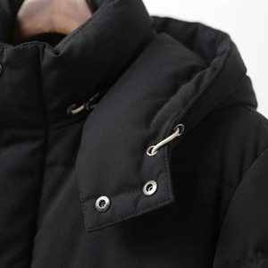 <b>Men's</b> Winter <b>Long</b> <b>Padded</b> Jacket Quilted V-neck Full Length Warm Casual Outdoor <b>Coat</b> Custom Apparel Hip Hop Waterproof - Product Image 5