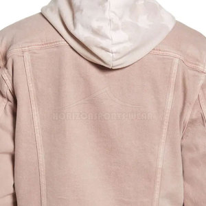 Veste en jean pour homme à manches longues, nouvelle collection, fabrication usine, logo frontal, séchage rapide, écologique, respirante, personnalisable, vente en gros - Product Image 6