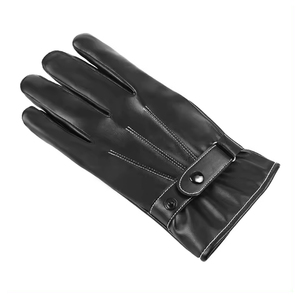 <b>Lady</b> Fashion <b>Leather</b> <b>Gloves</b> 100% Genuine <b>Leather</b> <b>Black</b> Winter <b>Gloves</b> Warm Woman Dressing <b>Gloves</b> - Product Image 4