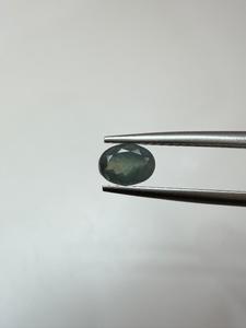 Alexandrite Pierre précieuse en vrac, taille ovale, vert turquoise, facettée, pierre de collection rare, bijoux fins, changement de couleur naturel - Product Image 2