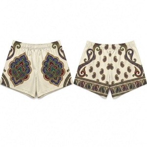 Shorts pour femmes de style vintage, sublimation, respirant, haute élasticité, séchage rapide, 220 GSM, léger, streetwear, vêtements de plage, AI-BS-106 - Product Image 6