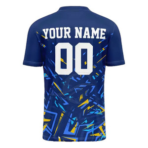 Último Estilo, Camiseta de Fútbol Transpirable de Manga Corta, MOQ Bajo, Diseña Tu Propia Ropa Deportiva para Venta en Línea - Product Image 4