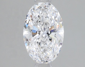 IGI Certified 1.00 CARAT Oval Cut Lab Grown CVD Diamond D Color VS1 Clarity for <b>Enchanted</b> Bloom Brooch - Product Image 1