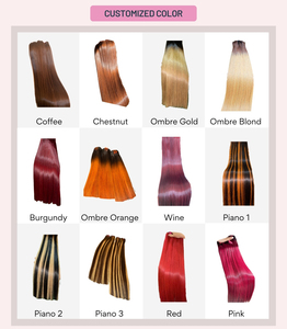 Extensiones mechones de cabello y de pelucas delanteras de encaje tejido de cabello humano vietnamita recto de aspecto natural sin procesar - Product Image 6