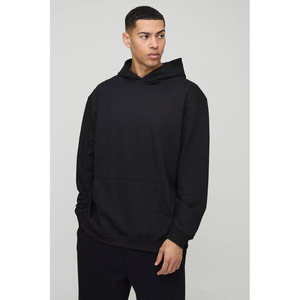 Sweat-shirts à capuche en molleton lourd de style streetwear d'hiver 100% coton personnalisés OEM avec poche latérale classique - Product Image 1
