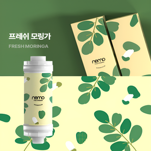 แผ่นกรองฝักบัวสมุนไพรมะรุมสดจากเกาหลี วิตามินซี บำรุงผิวตามธรรมชาติ กำจัดสนิม กำจัดคลอรีน กลิ่นหอมอโรมาเธอราพี - Product Image 2