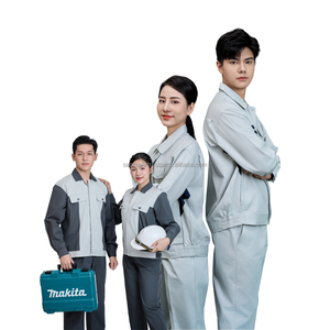 Prix d'usine personnaliser vêtements de travail usine grande taille soudeur costume vêtements uniforme électriciens style ensemble FMF uniforme usine - Product Image 1