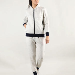 Customized Women's Plus Size Hooded Tracksuit for Training & Jogging 100% Cotton Fleece Custom Logo Stylish Design with panels - Product Image 6