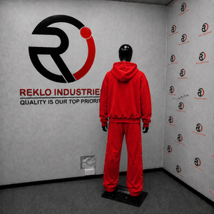 <b>Red</b> Tracksuit Set <b>Mens</b> Premium Full Zip <b>Hoodie</b> And Jogger Pants Two Piece Outfit Casual Streetwear Athletic Sportswear Soft Com - Product Image 4