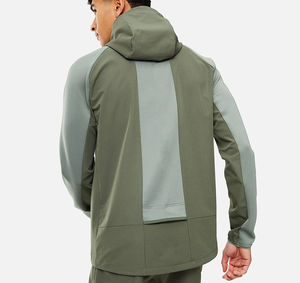 Survêtement coupe-vent léger en polyester et nylon avec logo personnalisé pour homme – Ensemble de survêtement d'extérieur en nylon pour homme - Product Image 3