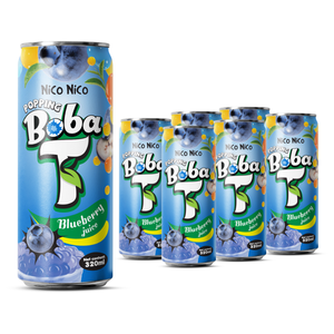 Precio al por mayor té de burbujas con jugo de arándanos lata 320ml mejor calidad suave Dink NFC NAWON fabricante de alimentos y bebidas OEMODM - Product Image 1