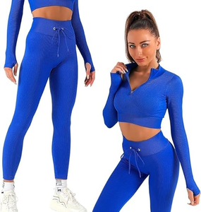 Conjuntos Deportivos Personalizados para Mujer, Ropa Deportiva sin Costuras, Conjuntos de Ropa para Chicas, Conjuntos de Gimnasio y Fitness, Conjuntos de Yoga para Mujer - Product Image 1