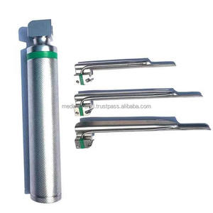 Ensemble de laryngoscopes à fibres optiques Medivolve Miller avec 3 lames droites pour l'intubation, certifié CE ISO, fournisseur, designs personnalisés - Product Image 2