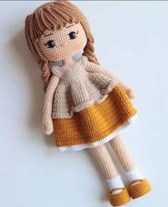 Adorable Muñeco de Peluche Amigurumi Hecho a Mano, Relleno de Algodón, con Hilo de Poliéster, para Todas las Edades - Product Image 6