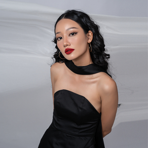 Sexy Back Black Satin Dress Tea Length A Line Off <b>Shoulder</b> Elegant Womens Clothing ODM Vietnam Party Dress Manufacturer - Product Image 4