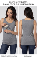 Ensemble de tankinis d'allaitement réversibles grande taille 100 % polyester avec logo personnalisé pour la maternité – Vente en gros de chemises d'allaitement