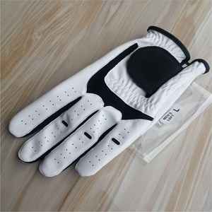Guantes de Golf de Cuero Genuino para Zurdos con Correa de Muñeca Ajustable y Cierre de Gancho/Presilla para Hombres, Uso en Exteriores - Product Image 5