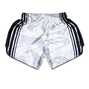 Shorts de Muay Thai légers à taille ajustable pour l'entraînement, MMA, Boxe, Kickboxing – Option Taille Personnalisée - Product Image 5