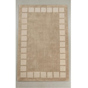 Wholesale Factory Direct Wool Hand Tufted Anti-Slip <b>Rugs</b> Custom Size/Color Options <b>Thick</b> <b>Pile</b> Modern Geometric Pattern Cotton - Product Image 1