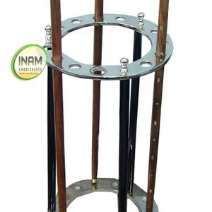 Extreme quality Beautiful and Decorative handmade wooden <b>Walking</b> <b>stick</b> stand made of aluminium and iron - Product Image 1