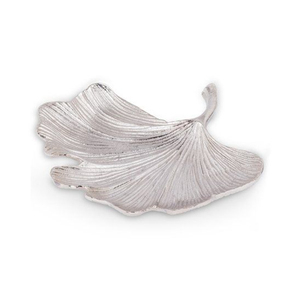 Plat en laiton vintage en forme de feuille, décoratif, style mid-century, pour servir des fruits secs et des collations, pour la maison et la cuisine - Product Image 4