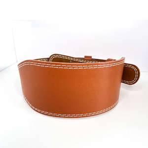 Cinturón de Levantamiento de Pesas Ajustable de Cuero Genuino PU Personalizado al por Mayor para Protección de Cintura en Gimnasio - Product Image 1