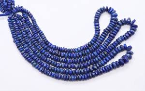 Cuentas Redondas Lisas de Lapislázuli Natural AAA de 6-9 mm, Cuentas Graduadas de Lapislázuli de 17 Pulgadas para la Fabricación de Joyería al por Mayor - Product Image 2