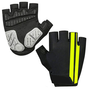 Gants de cyclisme pour femmes les plus vendus, demi-doigts, avec paume rembourrée en mousse, sublimés, en matière de qualité supérieure - Product Image 4