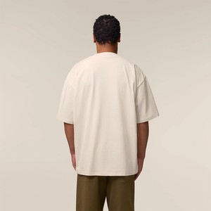 T-shirt surdimensionné personnalisé 100% coton, tee-shirt uni, streetwear, mode décontractée pour hommes, fournisseur en gros de marques privées - Product Image 4