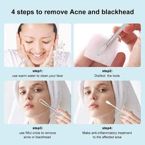 UBI UBI-2142 11cm High Carbon Steel Face Comedone <b>Extractor</b> <b>Tool</b> | Professional Double-Ended Acne <b>Blackhead</b> Remover Custom Logo - Product Image 2