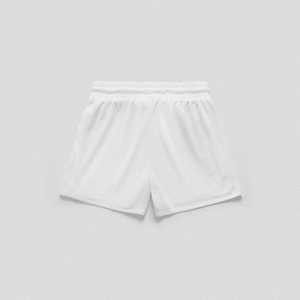 Pantalones Cortos Deportivos Ligeros de Malla para Hombre, Cintura Elástica con Cordón, para Gimnasio y Entrenamiento, Negros, Fabricación por Contrato - Product Image 3