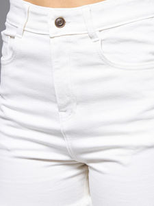 Shorts de Mezclilla Casuales Ajustados de Cintura Media para Mujer, Premium, Alta Calidad, OEM, Personalizados, de Fábrica Profesional, Suministro al por Mayor - Product Image 5