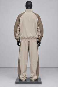 Ensemble de survêtement personnalisé pour homme, vêtements de sport, tenue d'entraînement, veste et pantalon en polyester, fabricant OEM ODM - Product Image 2