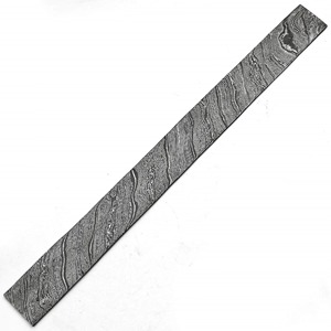 Barra de Acero de Damasco con Patrón Aleatorio, Forjada a Mano, Lámina de Metal con Alto Contenido de Carbono, Material en Bruto para Fabricación de Cuchillos Personalizados - Product Image 1