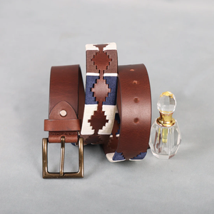 Ceintures Polo en Cuir de Vachette Premium, Cadeau pour Homme, Ceintures de Designer Unisexe de Qualité, Entièrement Fabriquées à la Main et Sculptées à la Main - Product Image 5