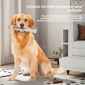 EXPAD Natural Coffee Wood Eco-Friendly Dog Chew Toy <b>Bite</b>-Resistant Interactive Teether Sticks Boredom Buster Bad Breath Relief - Product Image 3
