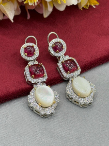 Pendientes de Piedra Natural de Lujo y Calidad Premium, Perfectos para Fiestas, Complementan Todos los Atuendos, Pendientes Elegantes - Product Image 1