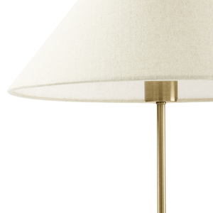 Mid Century Modern Metal <b>Table</b> <b>Lamp</b> 24.5 Inch Height 15.75 Inch Diameter Brass Finish <b>Base</b> E26 Socket Decorative Lighting <b>Lamp</b> - Product Image 3