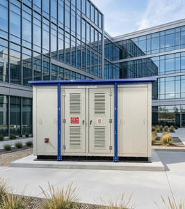 Poste de transformateur compact de qualité supérieure 315 kVA 20 kV 400 V, refroidi à l'huile, avec bobinage en cuivre, conception en conteneur - Product Image 1