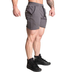 Pantalones cortos deportivos para hombre con logo personalizado, 5 pulgadas, pantalones cortos de gimnasio, pantalones cortos deportivos, 100% algodón, secado rápido, transpirables, lisos. - Product Image 2
