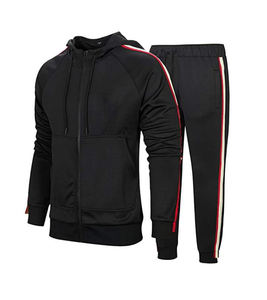Dernier modèle de survêtement respirant en molleton 100 % coton, coupe ajustée, pour homme, avec couleurs et tailles personnalisables - Product Image 1