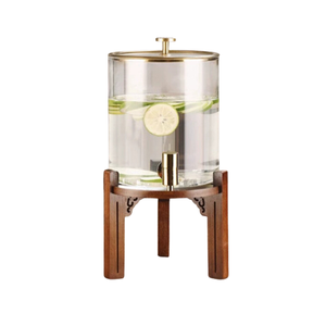 Verre avec support en bois Distributeur commercial de boissons de 1 gallon - Product Image 4