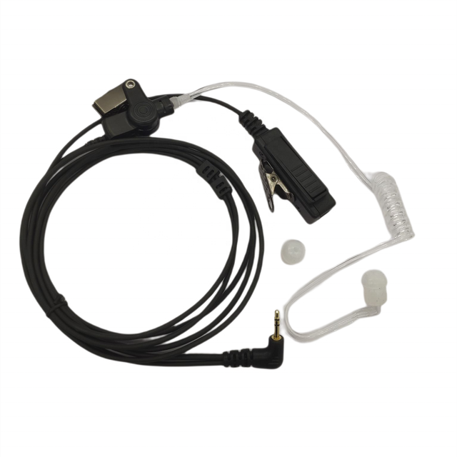 2 Wire Acoustic Tube Earpiece 2.5mm Talkabout Talkie-walkie for Motorola T82 T200 MD200TPR MH230R MR350R MS350