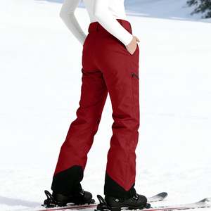 Classic Fit Women Softshell Pants Regular Straight Cut Sport <b>Trousers</b> Traditional Performance Athletic Outdoor Slacks - Product Image 3