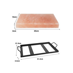 Bandeja de Hierro con Sal Rosa del Himalaya de Primera Calidad, Artesanía Natural, Tamaño Personalizado, Hecho a Mano, Directo de Fábrica - Product Image 5