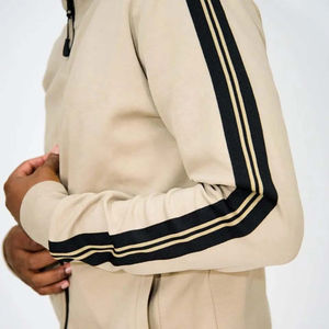 Chándal Deportivo de Forro Polar de Poliéster Transpirable de Manga Larga Unisex Informal de Invierno 380 con Doble Raya y Logotipo Personalizado de Alta Calidad al por Mayor 2026 - Product Image 4