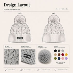 Wholesale Winter <b>Beanie</b> Soft Warm Knitted Cuffed Ribbed <b>Beanie</b> <b>Hat</b> for <b>Men</b> Women Unisex Casual Streetwear Outdoor Wear - Product Image 4